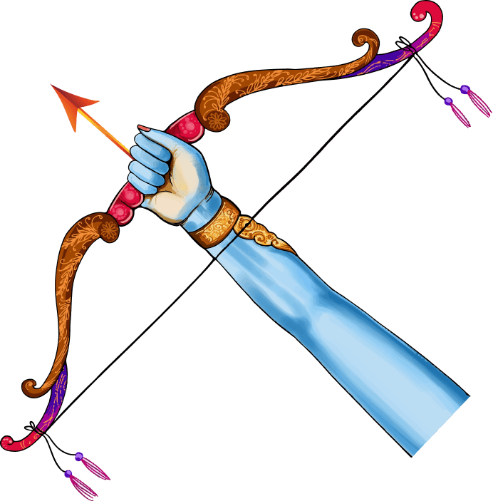 Divine Bow of Lord Rama PNG