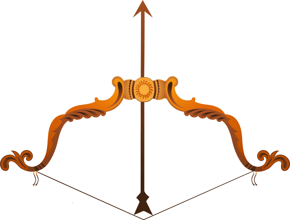 Golden Sun Longbow PNG