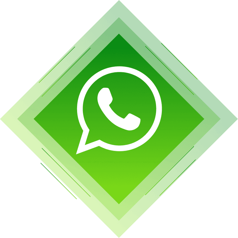 Modern Diamond-Shaped WhatsApp Logo Icon PNG