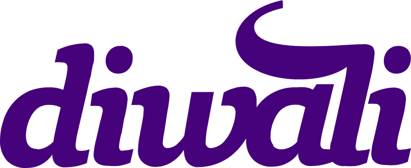 Bold Modern Diwali Lowercase Typography PNG