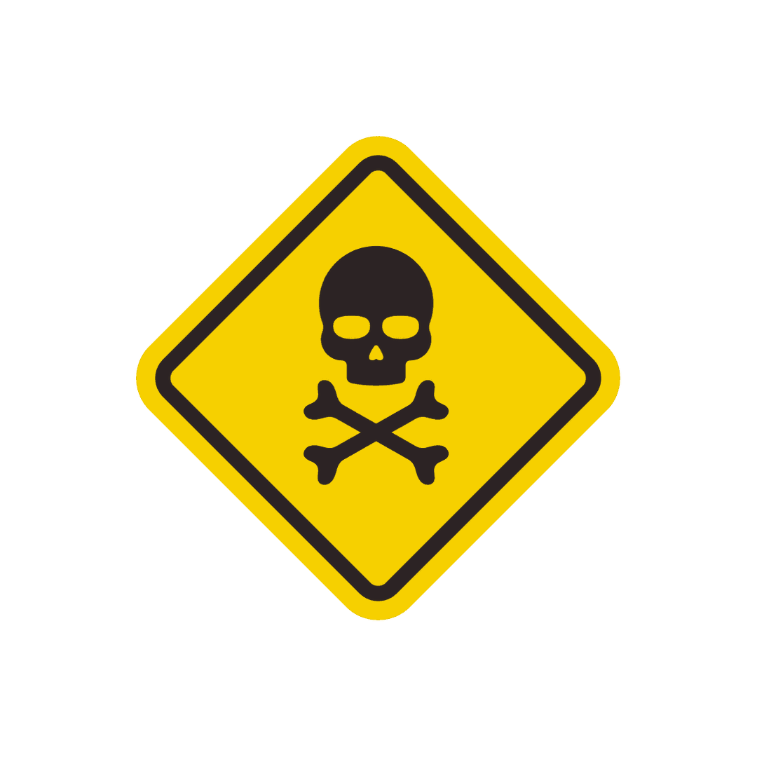 Diamond Toxic Hazard Symbol