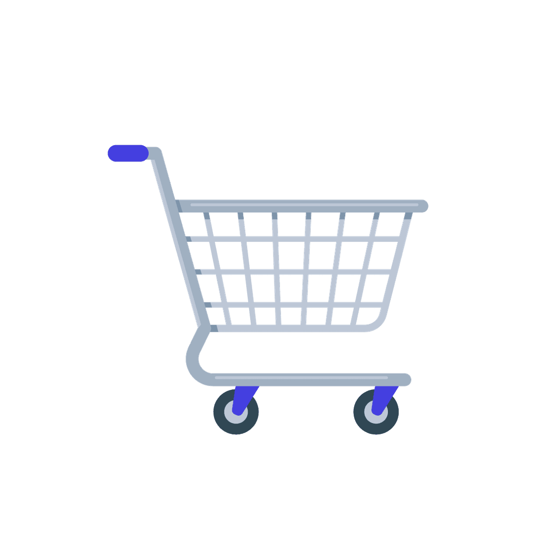 Classic Supermarket Trolley Icon