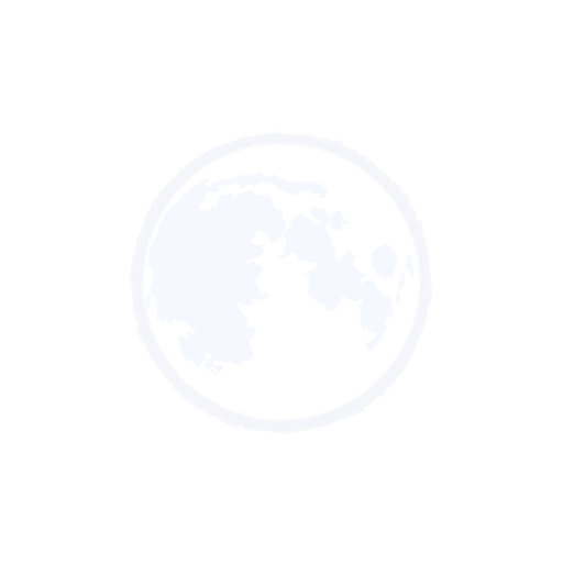 Realistic Full Moon PNG with Detailed Texture