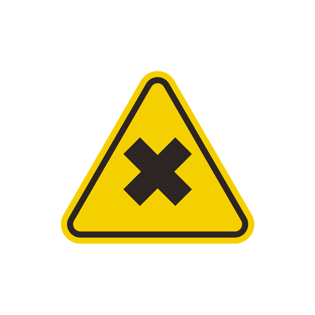 Harmful Irritant Warning Symbol