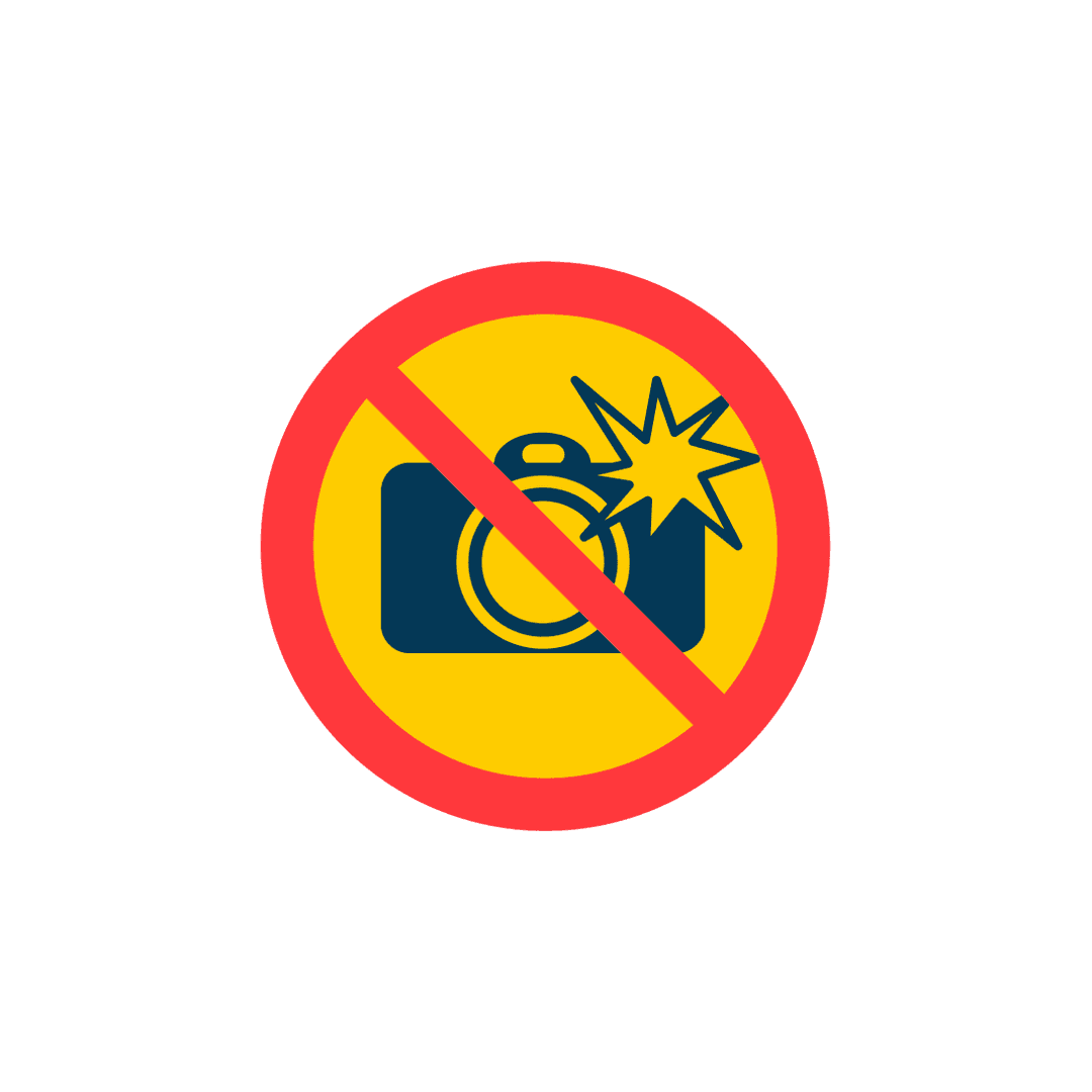 No Photography Allowed Safety Sign