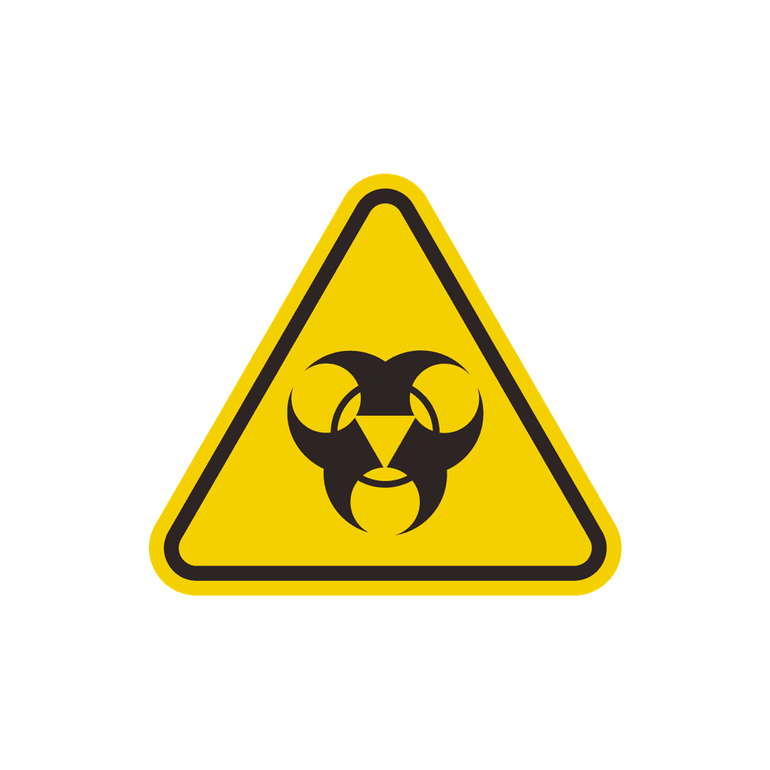 Biohazard Warning Safety Symbol